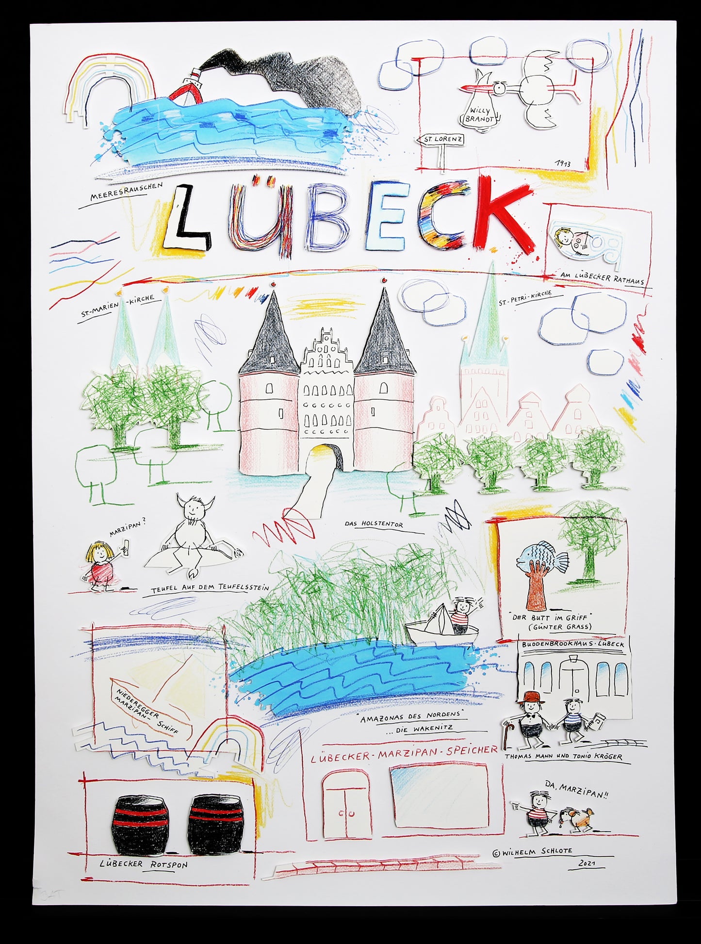 Schlote, Wilhelm - Lübeck - 3D-Konstruktion/Hahnemühle