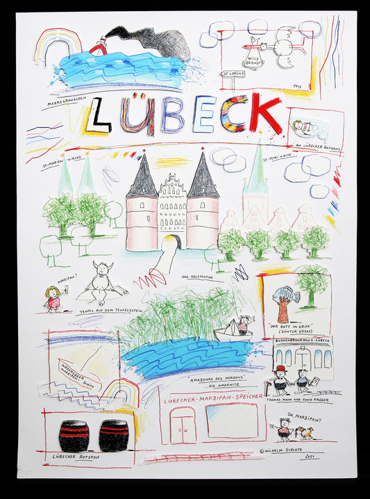 Schlote, Wilhelm - Lübeck - 3D-Konstruktion/Hahnemühle