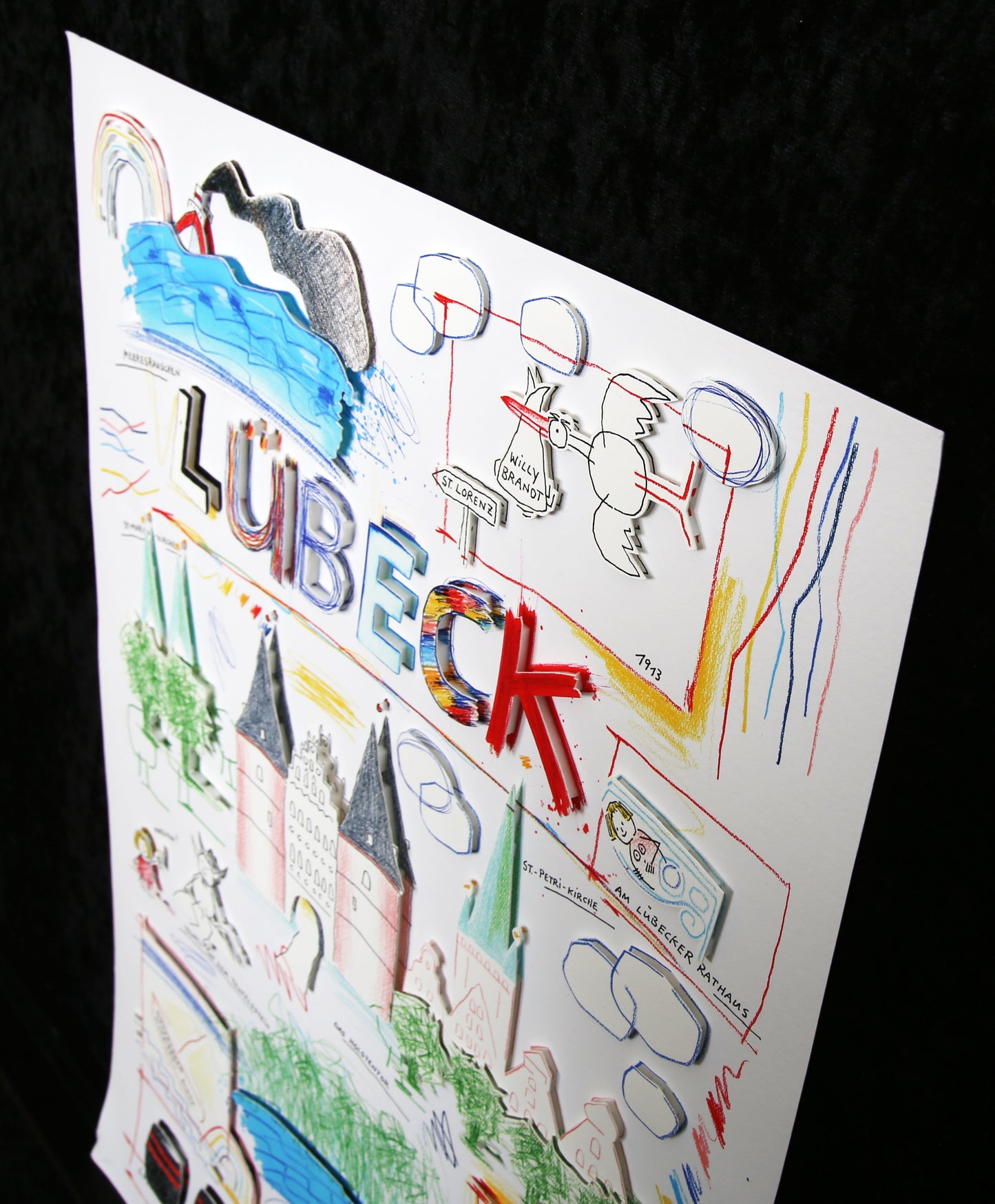 Schlote, Wilhelm - Lübeck - 3D-Konstruktion/Hahnemühle