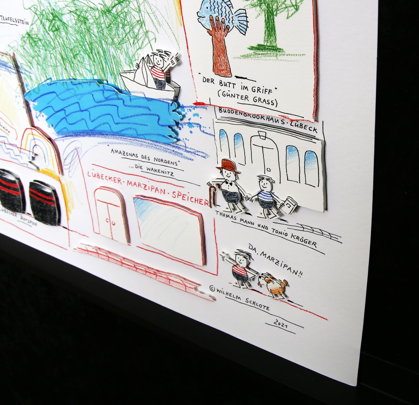 Schlote, Wilhelm - Lübeck - 3D-Konstruktion/Hahnemühle