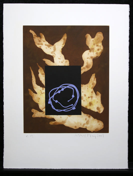 Merz, Albert - e.a. - Farbradierung/Kollage - handüberarbeitet - handsigniert