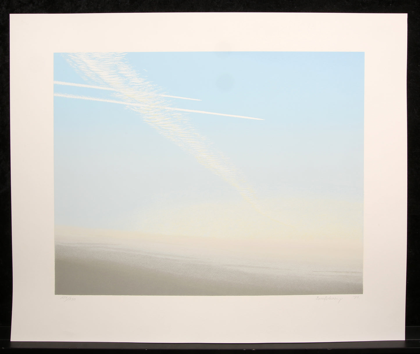 Schwering, Bernd - der Himmel [2] - Farbsiebdruck, 1979 - handsigniert