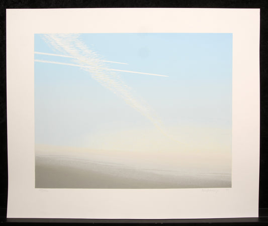 Schwering, Bernd - de lucht [2] - kleurenzeefdruk, 1979 - handgesigneerd