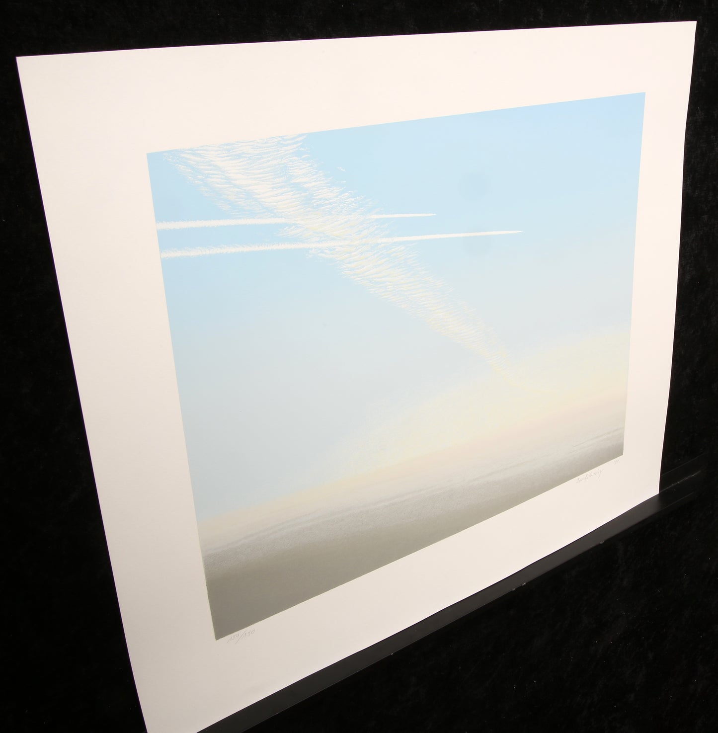 Schwering, Bernd - der Himmel [2] - Farbsiebdruck, 1979 - handsigniert