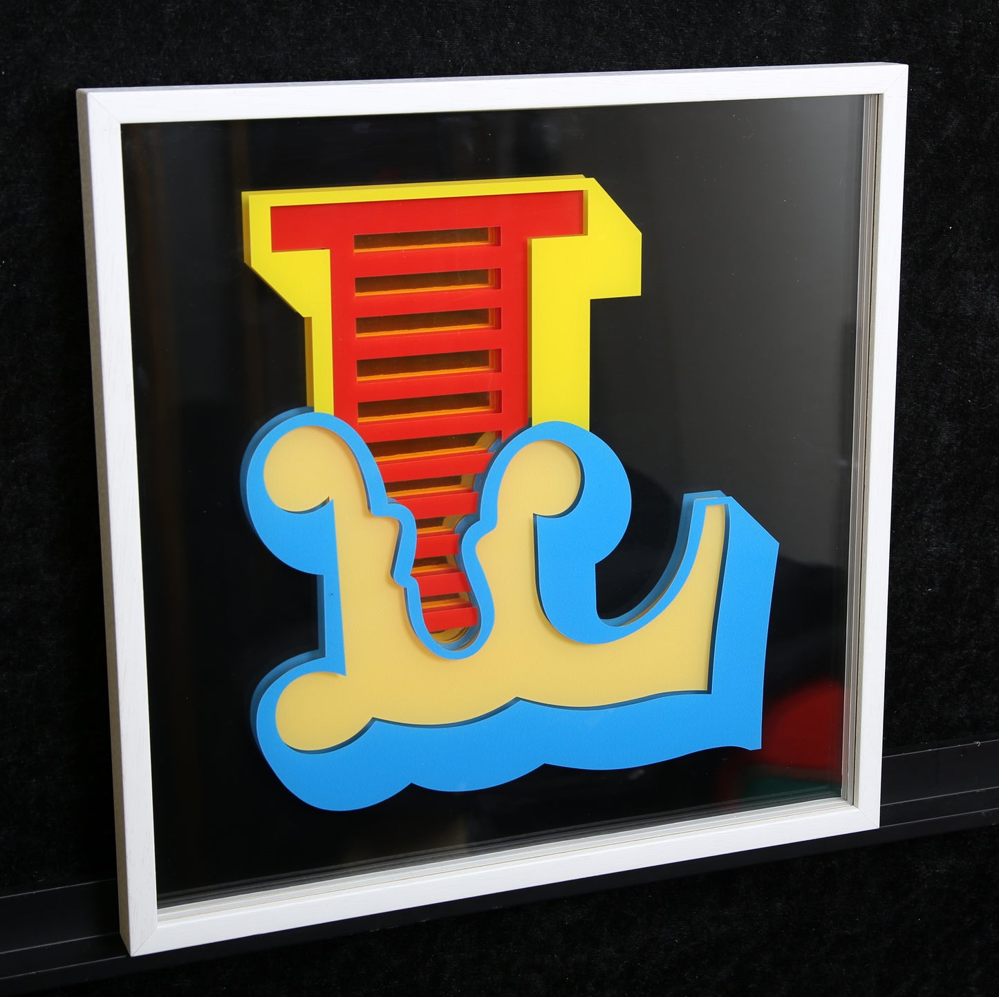 Eine, Ben - New Circus 'L' - Version I - Mischtechnik/Plexiglas - 3D - handsigniert