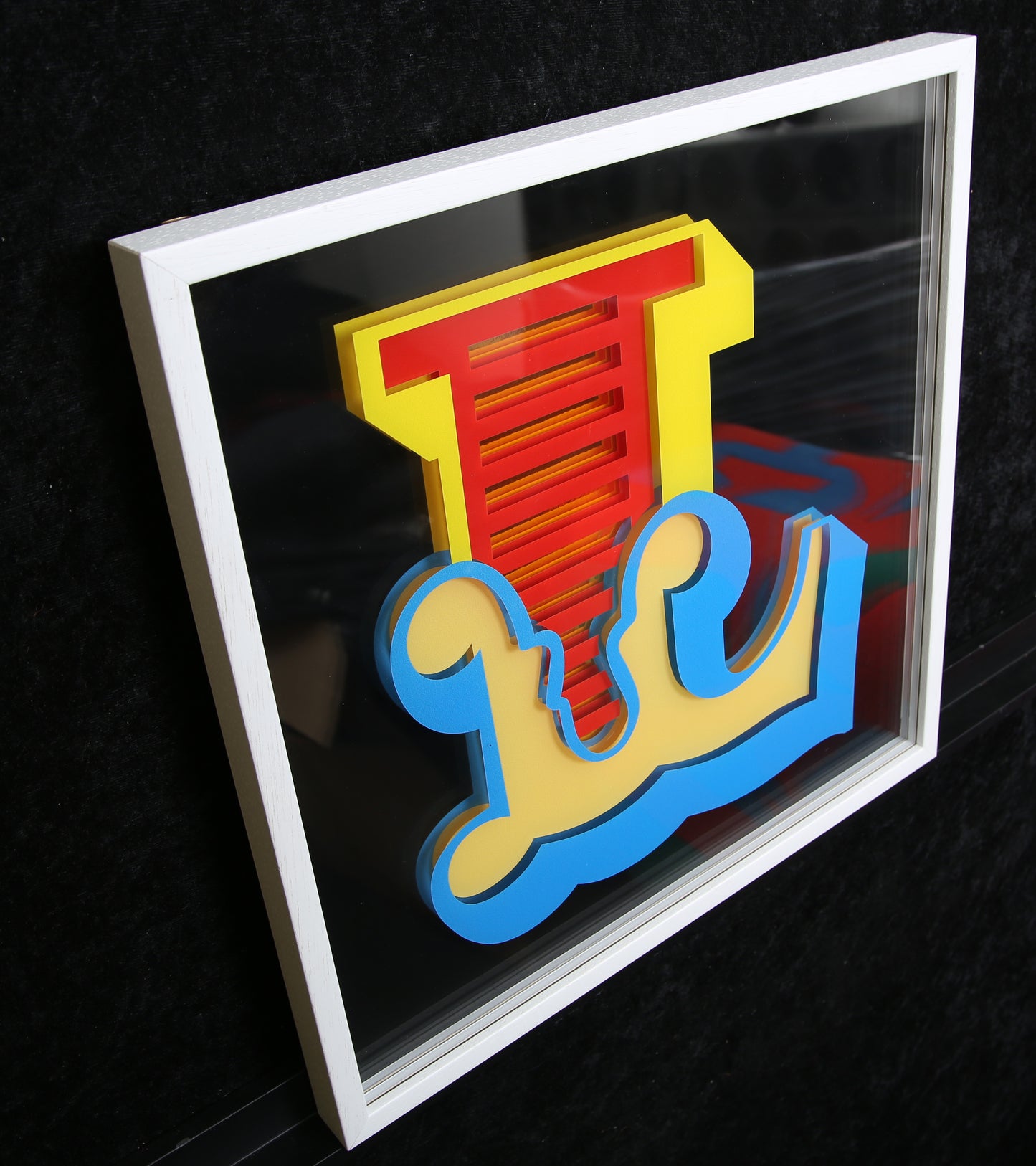 Eine, Ben - New Circus 'L' - Version I - Mischtechnik/Plexiglas - 3D - handsigniert