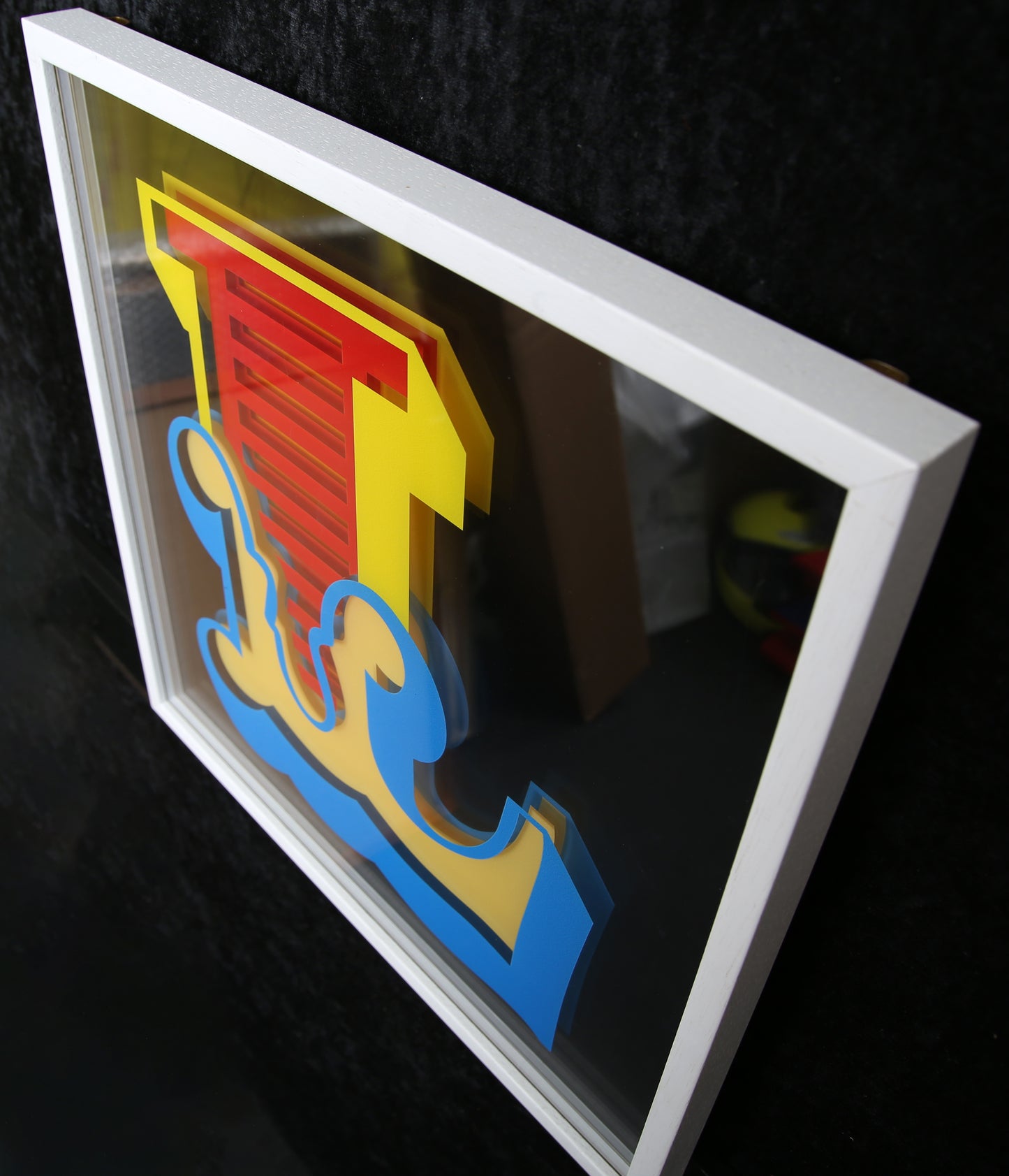 Eine, Ben - New Circus 'L' - Version I - Mischtechnik/Plexiglas - 3D - handsigniert