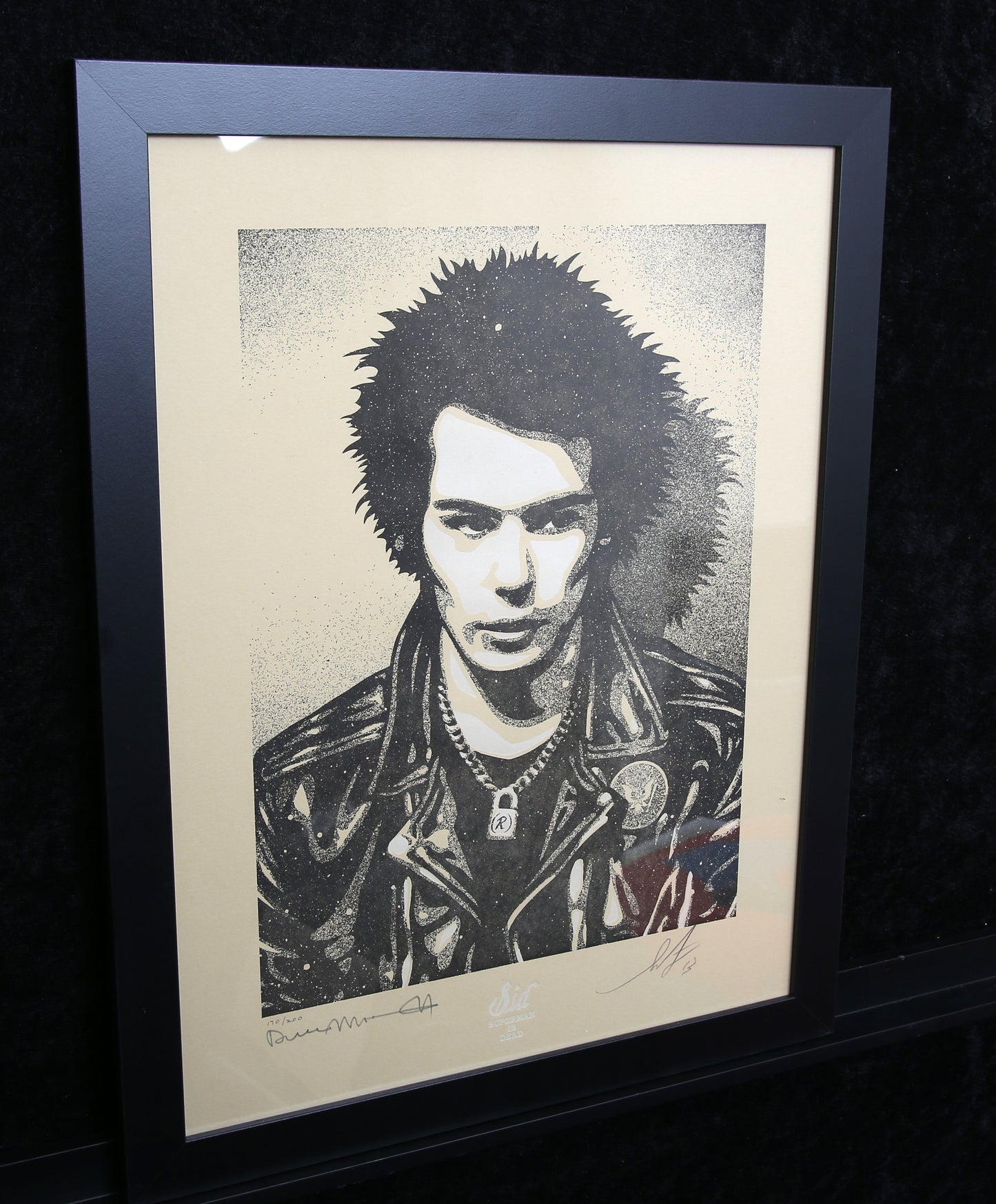 Fairey, Shepard + Morris, Dennis - Sid Mugshot - 2x handsigniert