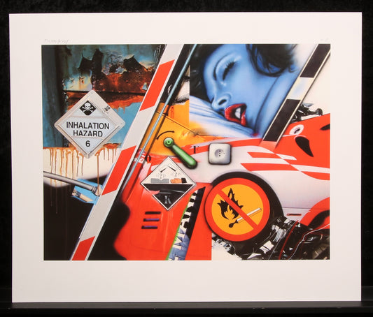 Klasen, Peter - Reve / Inhalation Hazard 6 - Giclee - auf dem Kopf handsigniert