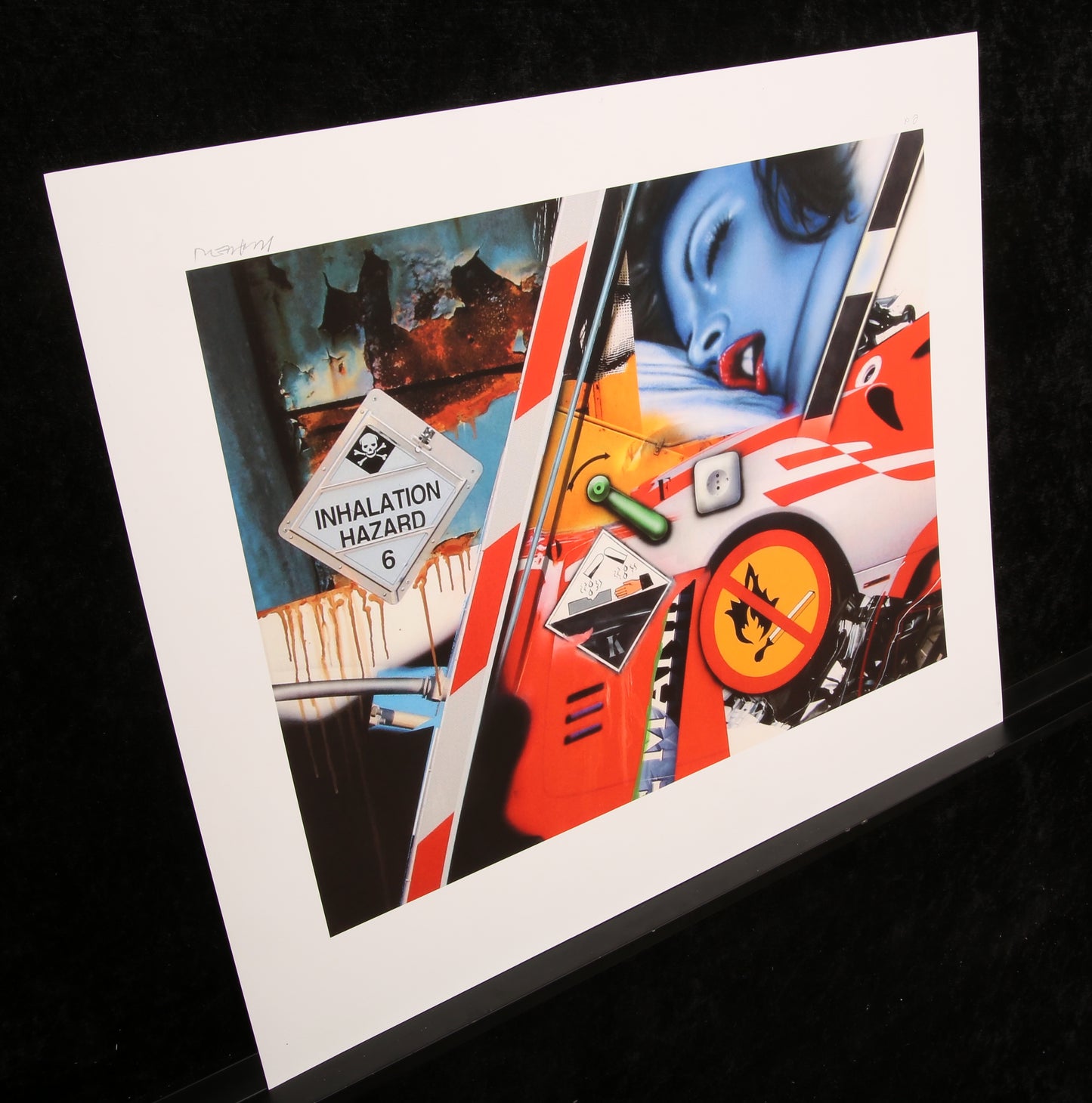 Klasen, Peter - Reve / Inhalation Hazard 6 - Giclee - auf dem Kopf handsigniert