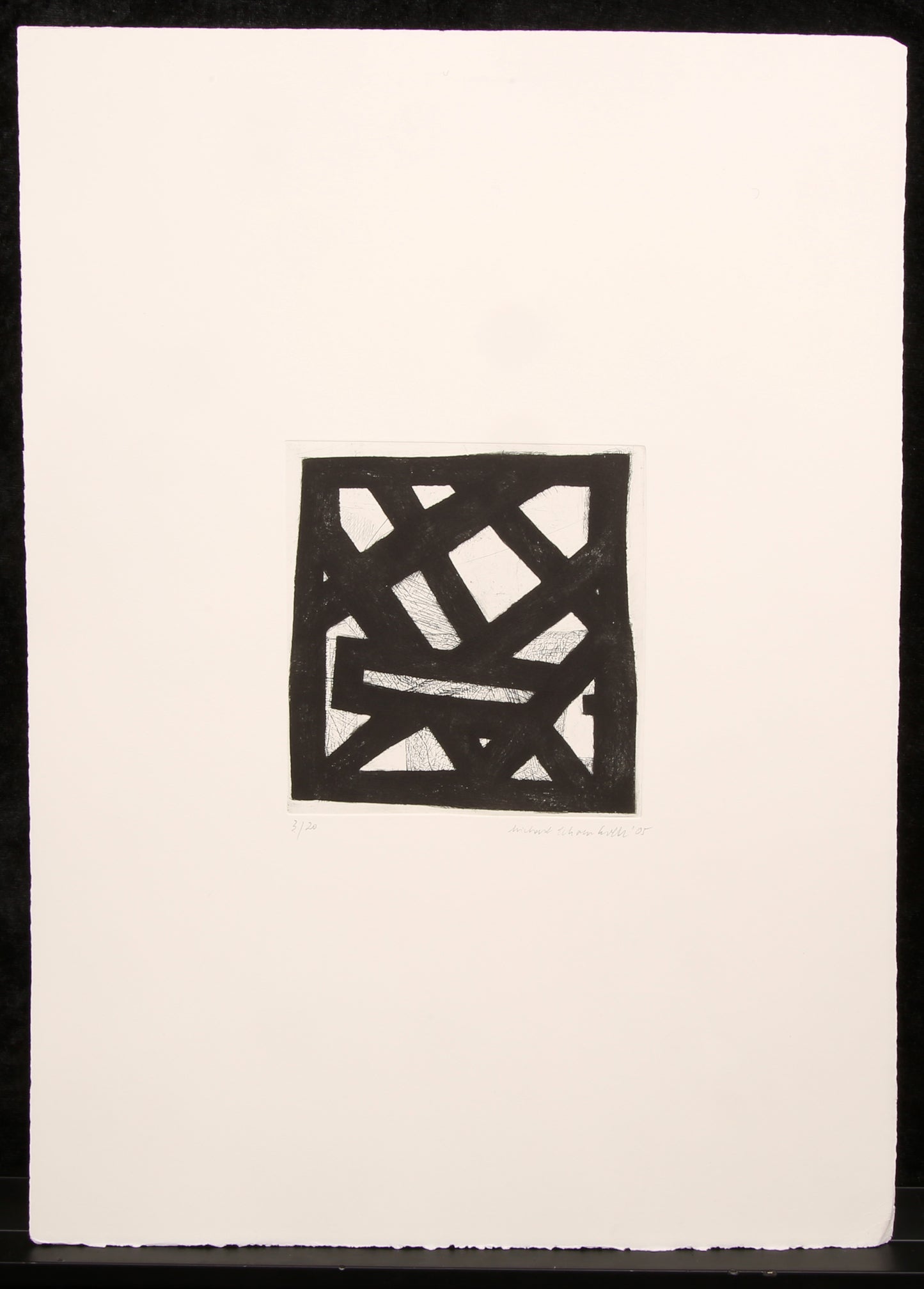 Schoenholtz, Michael - Komposition (1) - Radierung, 2005 - handsigniert
