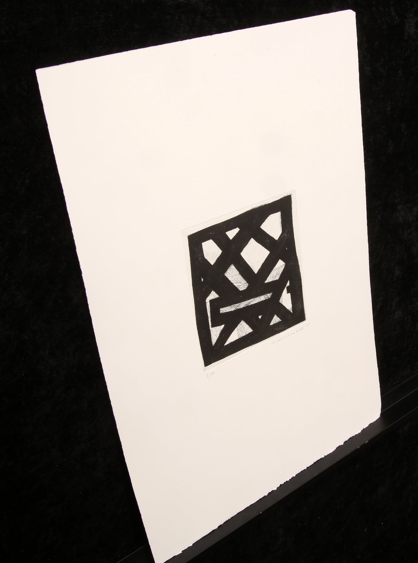Schoenholtz, Michael - Komposition (1) - Radierung, 2005 - handsigniert