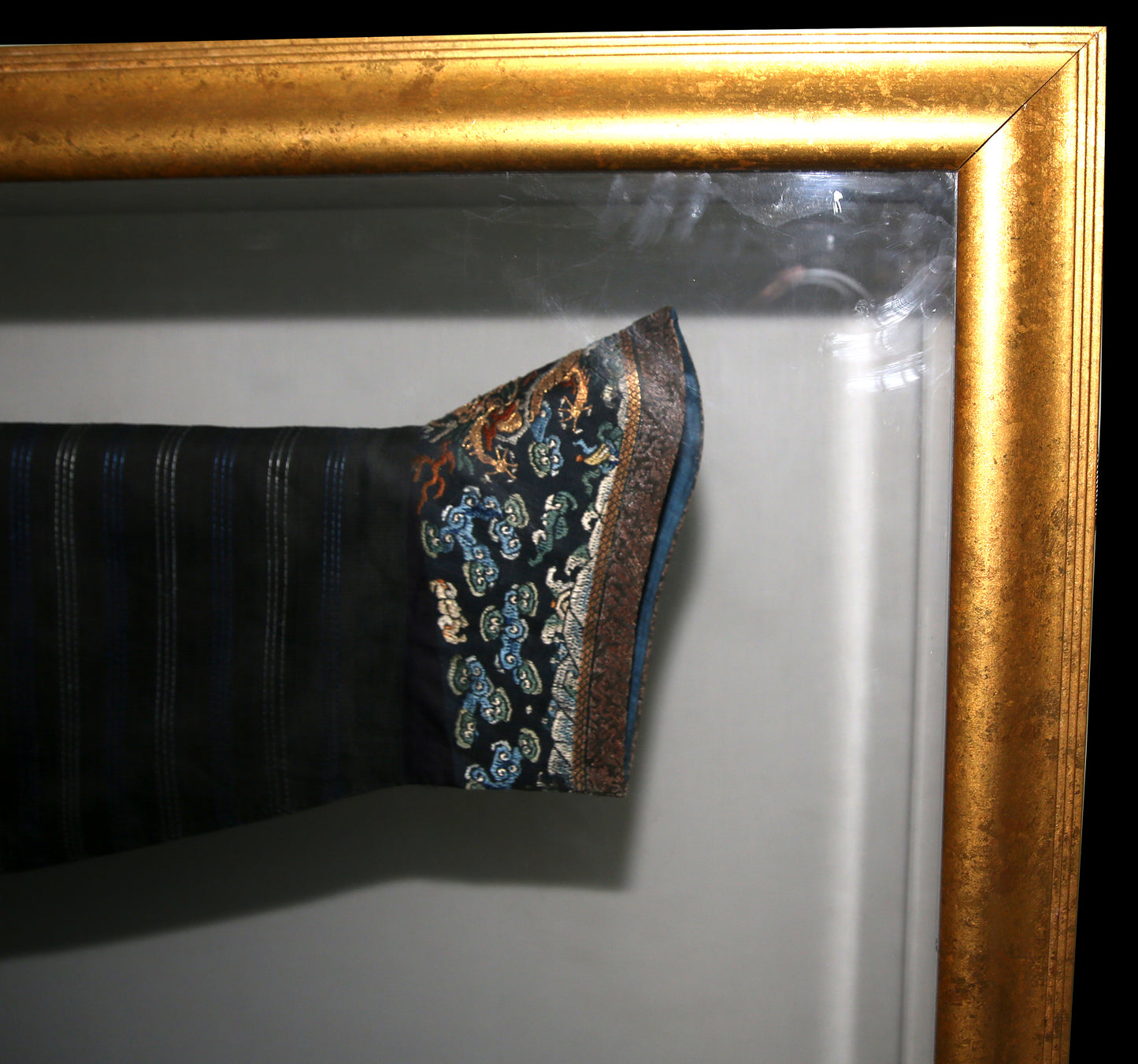 Chinesische Drachenrobe - Gewand - Qing-Dynastie - 19Jhd.