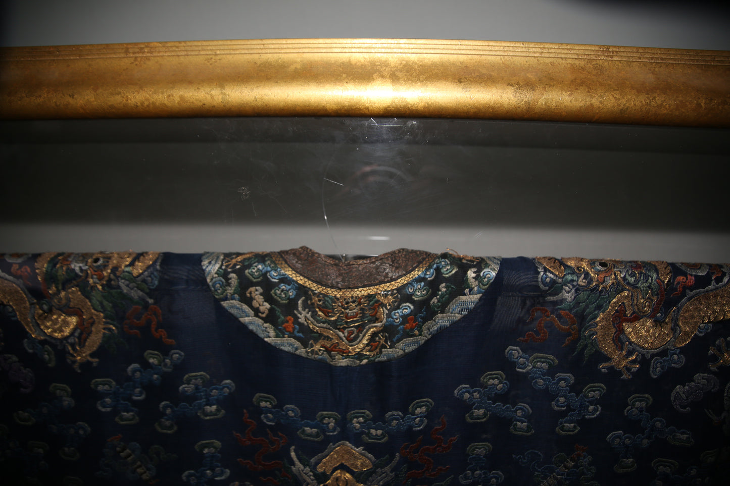 Chinesische Drachenrobe - Gewand - Qing-Dynastie - 19Jhd.