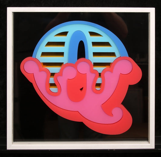 One, Ben - New Circus 'Q' - mixed media/plexiglas - 3D - handgesigneerd