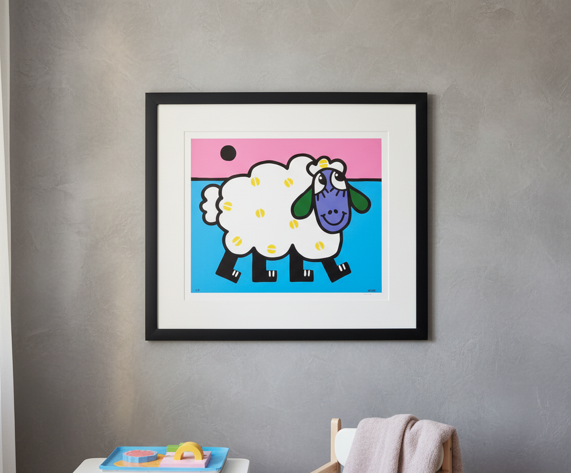 Basdera, Franz - Mouton - Giclée - signé à la main EA