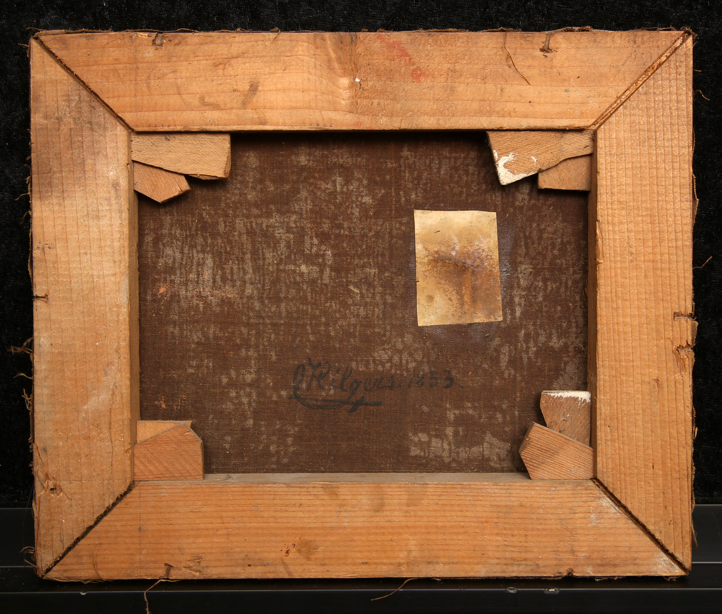 Hilgers, Carl - Brug, 1853 - olieverf op doek - handgesigneerd