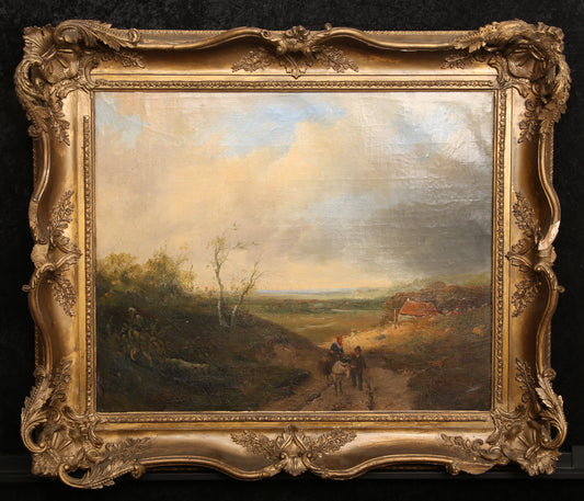 Hendriks, Frederik Hendrik - landschap - olieverf op hout - ingelijst