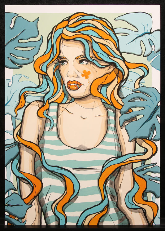 El Bocho - Wild Girl - Giclée - Deluxe - handsigniert