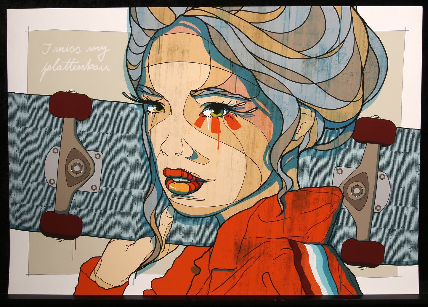 El Bocho - I miss my Plattenbau (large), 2019 - Deluxe - Giclee - hand signed