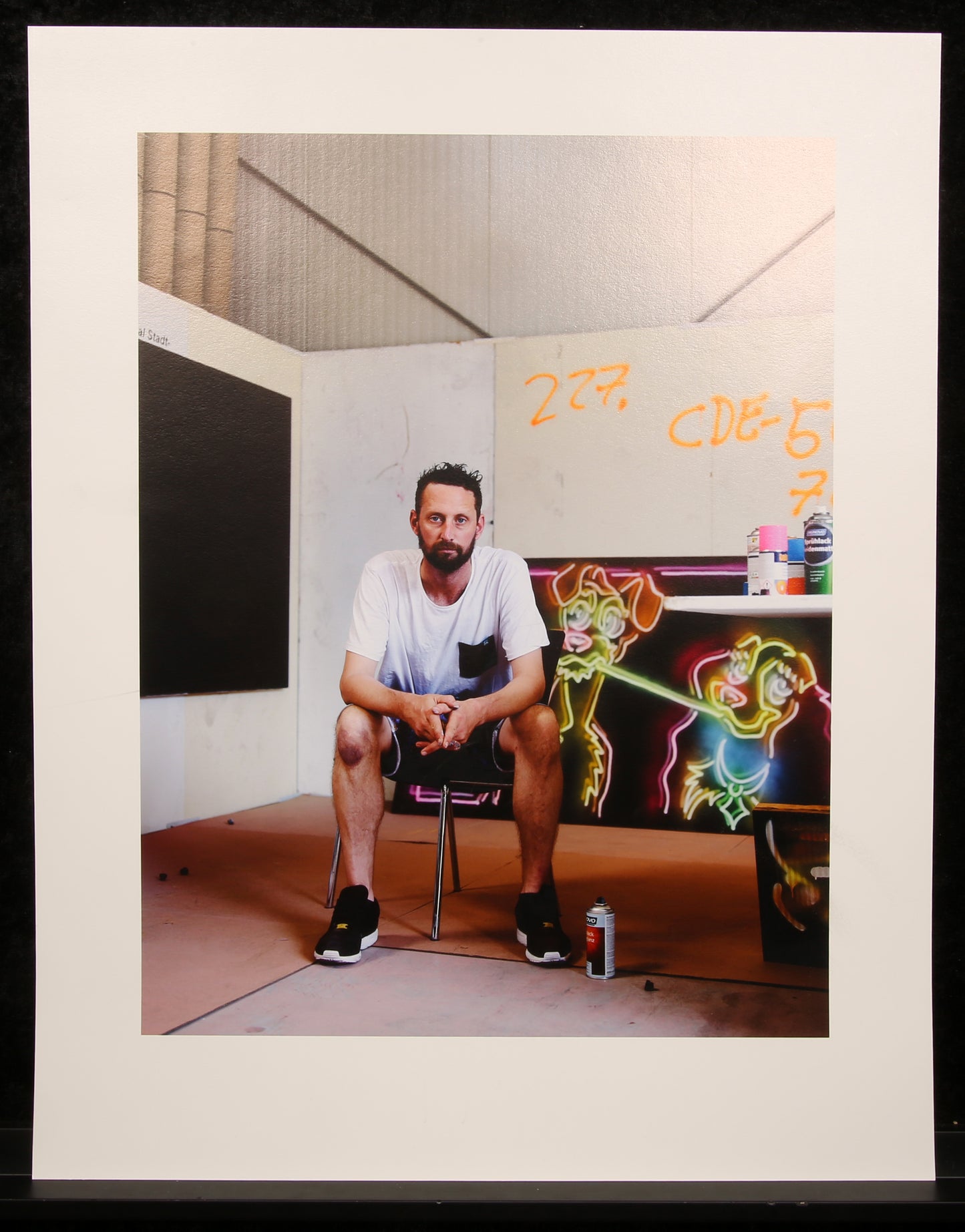Fuchs, Albrecht - Drew Straker at work - Giclée/Barytpapier - handsigniert e.a.