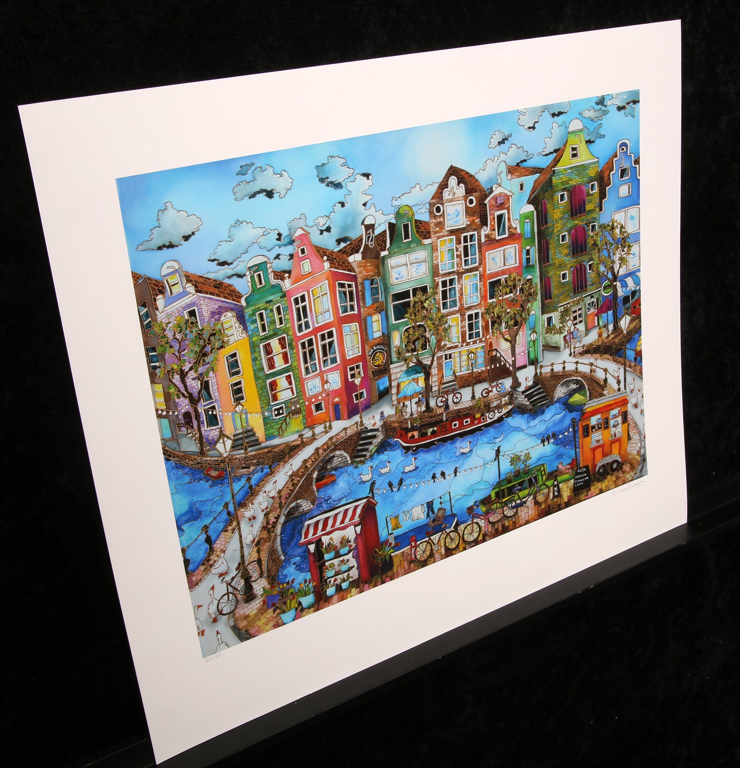 Pergola, Linnea - Amsterdam - Deluxe - handsigniert - Giclee