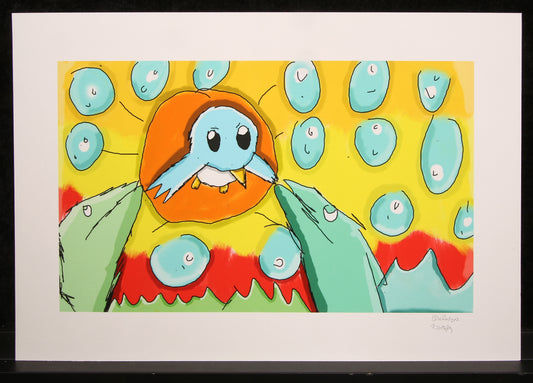 Koger, Philipp - Augstin the quick little blue [...] - Giclee - hand signed