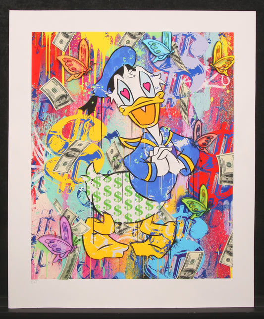 Allen, Ben - Donald Duck - 3D-constructie, 2022 - handgesigneerd elk