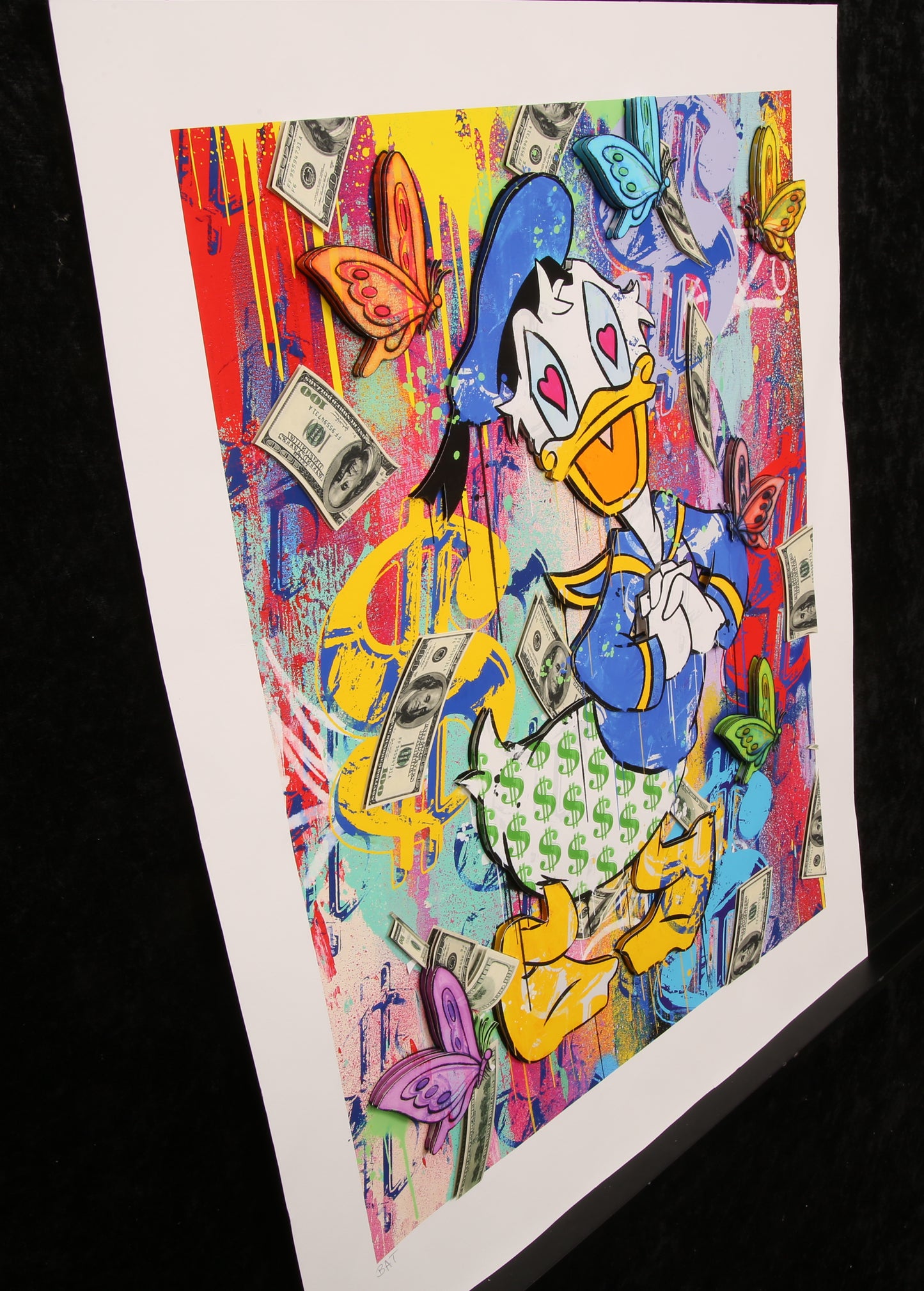 Allen, Ben - Donald Duck - 3D-constructie, 2022 - handgesigneerd elk