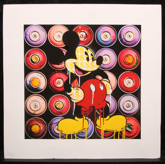 Allen, Ben - Popaganda Cans Mickey EA - Deluxe - Giclée - hand signed
