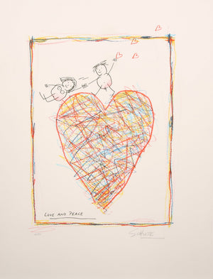Schlote, Wilhelm - Love and Peace, 2017 - Giclee - handsigniert