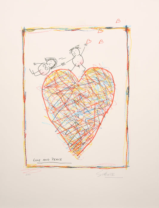Schlote, Wilhelm - Love and Peace, 2017 - Giclee - handsigniert