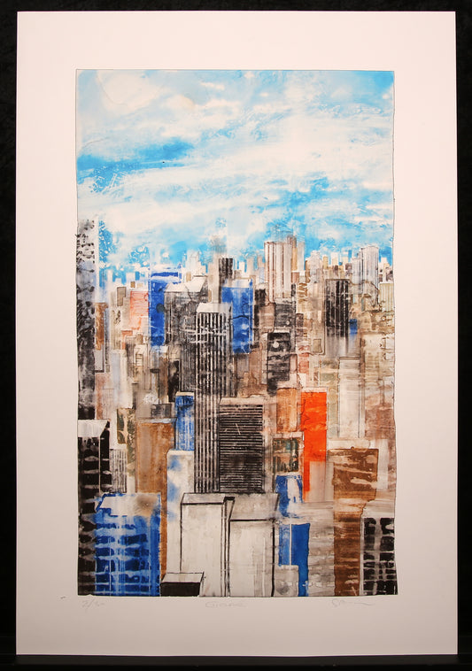 Salzmann, Gottfried - Gratte-ciel de New York, 2019 - Giclée - signée à la main