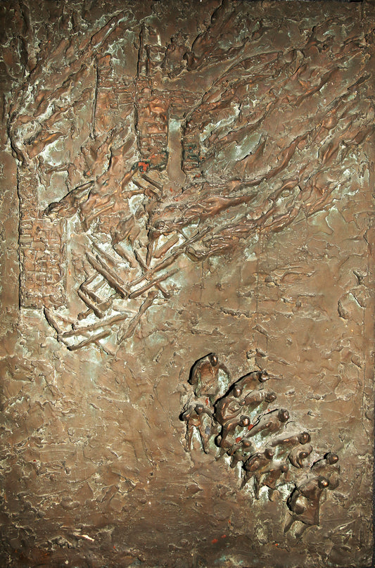 Schulenburg, Tisa von der - Zuster Paula - Brons - Oorlogsmonument Plaquette 2