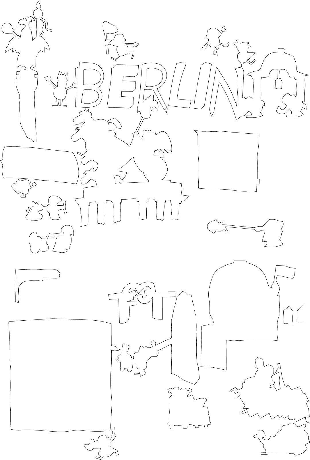 Schlote, Wilhelm - Berlin - 3D-Konstruktion - DIY Bastelset - handsigniert