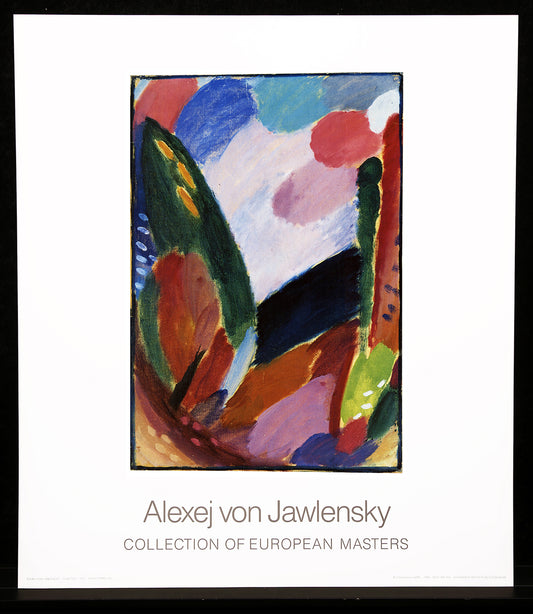 Jawlenski van Alexej - Thunderstorm - kunstprint gebaseerd op het origineel uit 1916