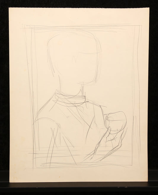 Köthe, Fritz - Study - Unique - Pencil drawing on paper