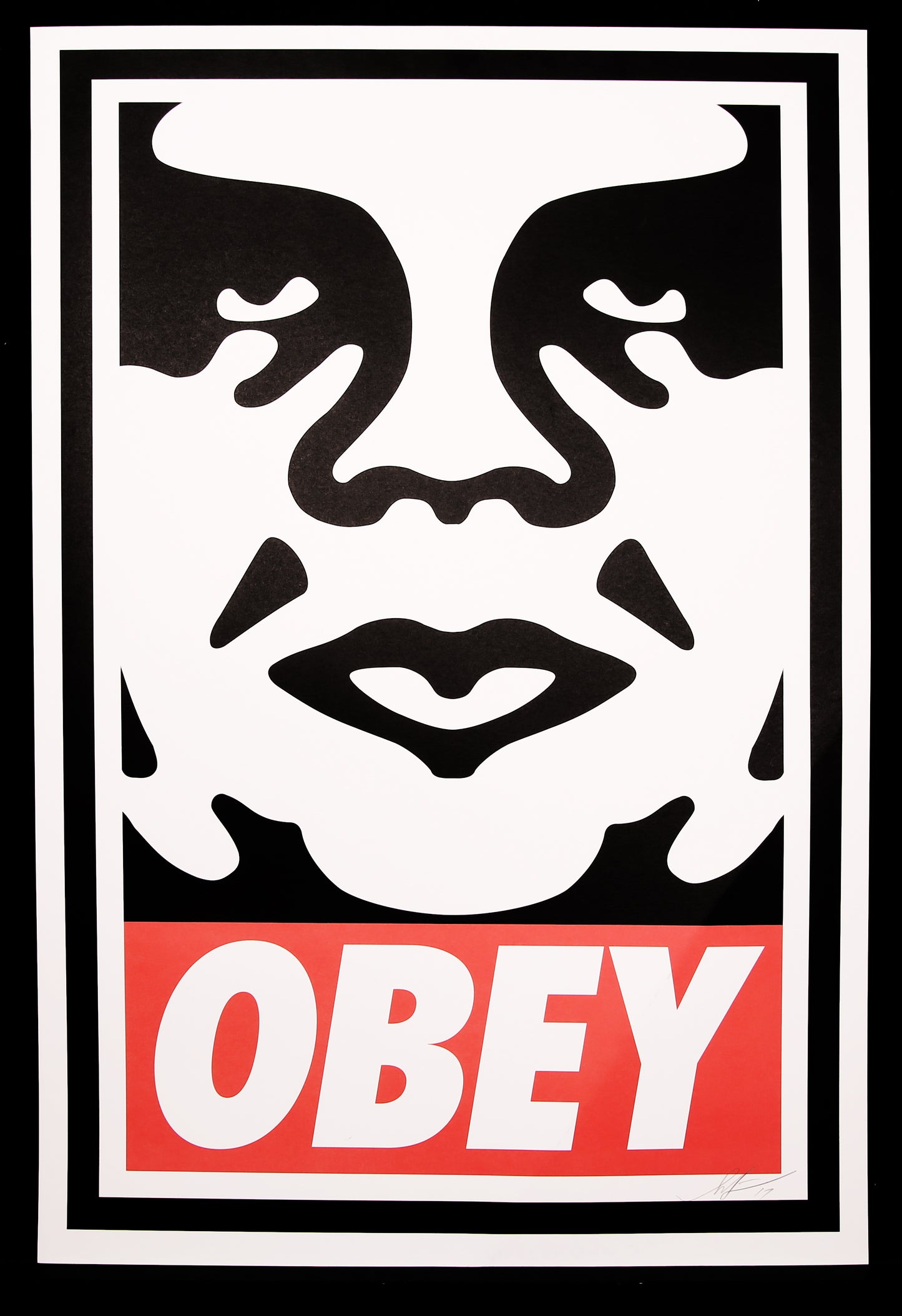 Fairey, Shepard - Obey Icon 2017 - Offsetlithografie/Papier - handsigniert
