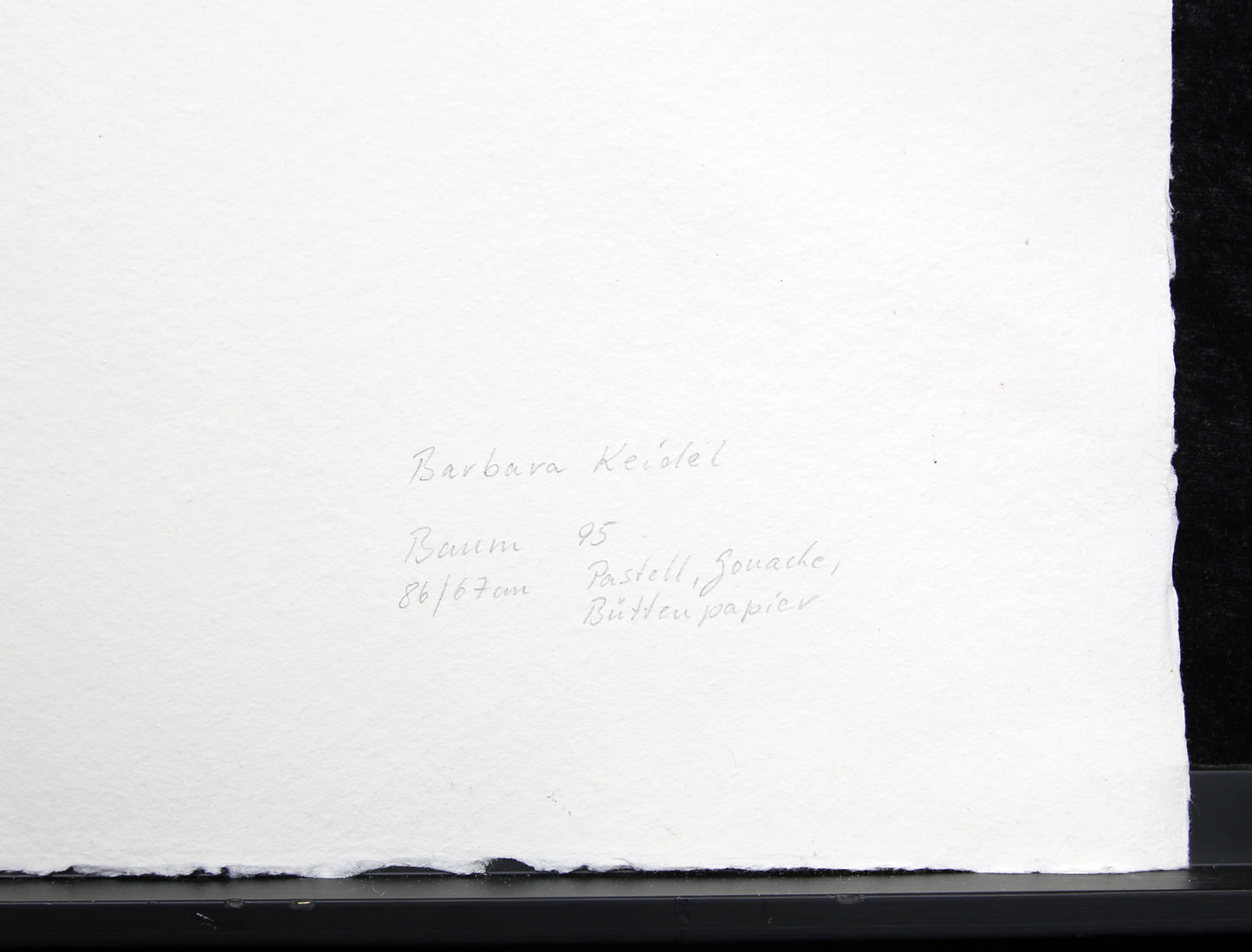 Keidel, Barbara - Baum 95 - Gouache auf Bütten - handsigniertes Unikat