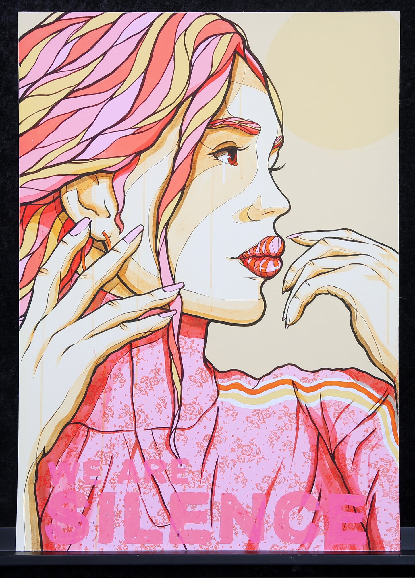 El Bocho - Wij zijn stilte - 2021 - Giclee - handgesigneerd