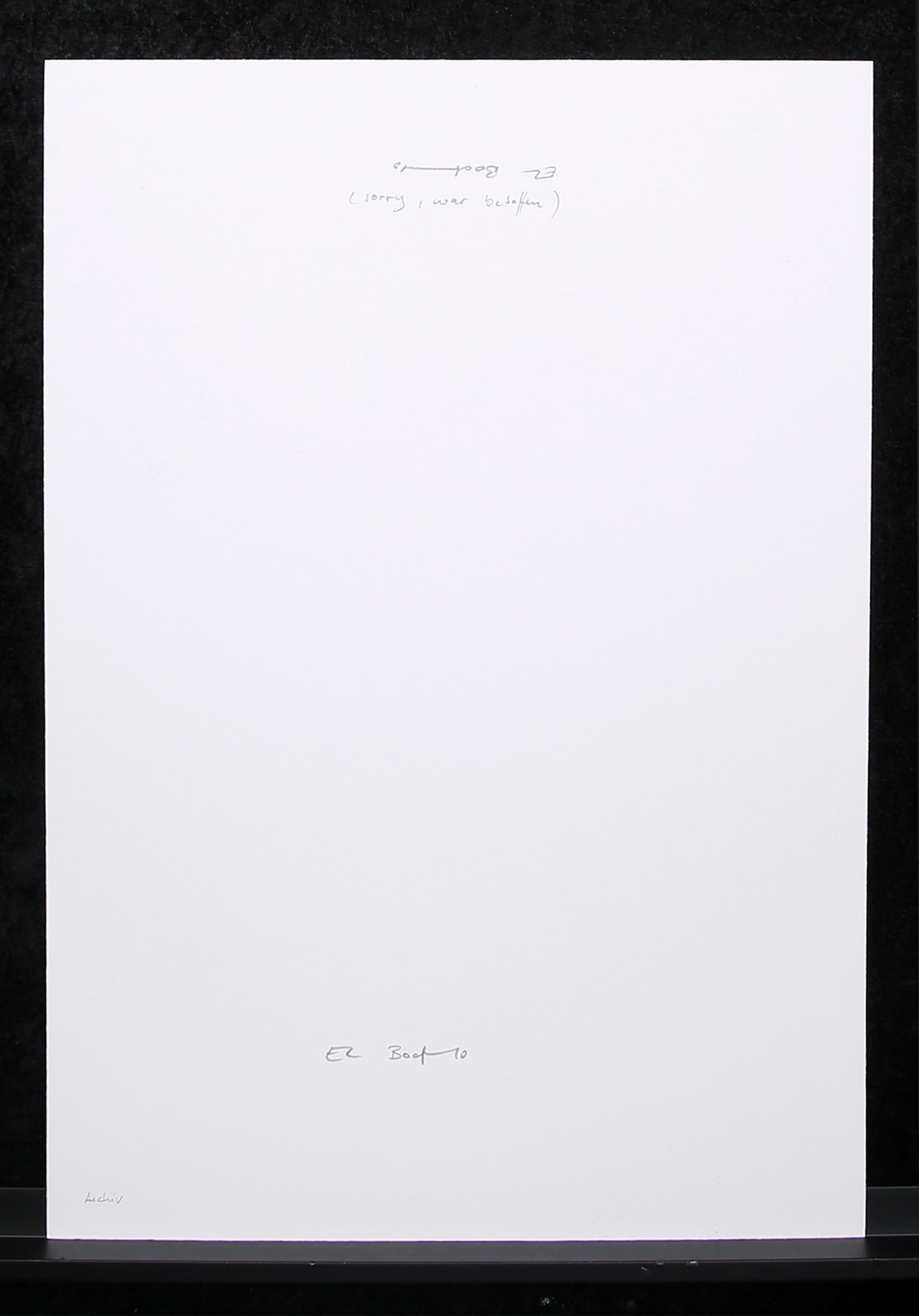 El Bocho - With you - 2021 - Giclee - 2x handsigniert, war besoffen ;-)