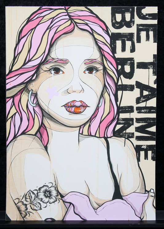 El Bocho - Je t'aime Berlin - 2021 - Giclee - handgesigneerd