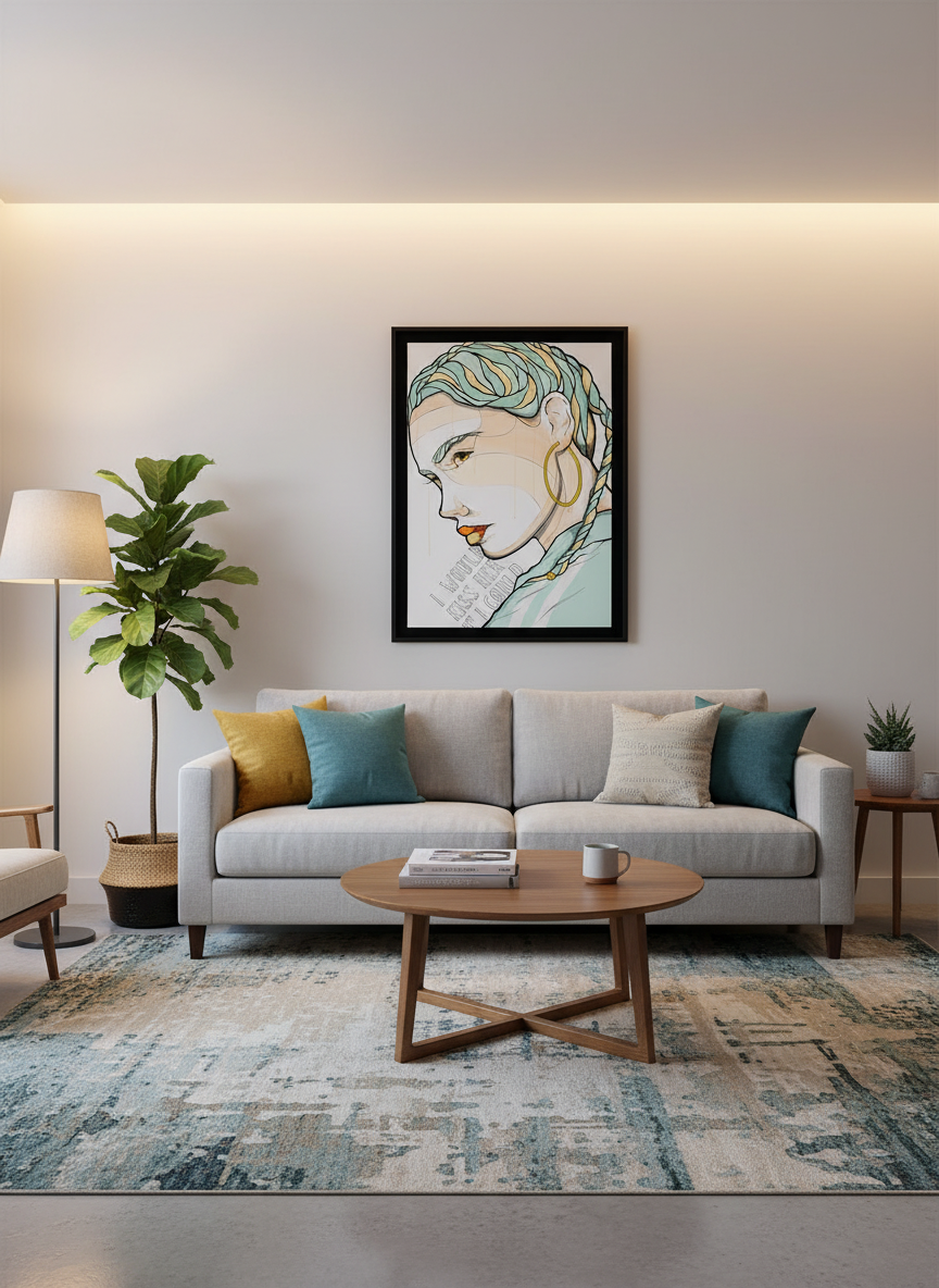 El Bocho - I would kiss her if i could - 2021 - Giclee - handsigniert