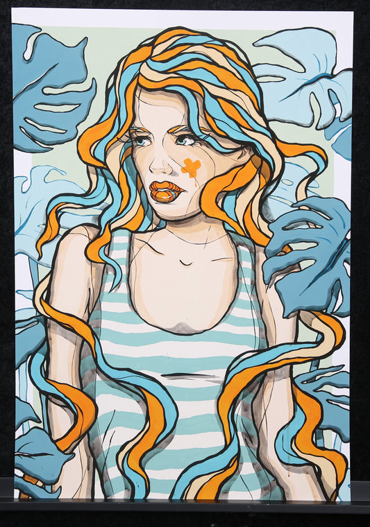 El Bocho - Wild Girl - 2019 - Giclee - handgesigneerd