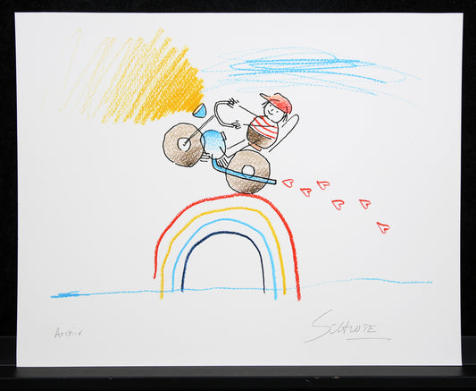 Schlote, Wilhelm - Moto, Aiming High - Giclée - signé à la main - 2016 