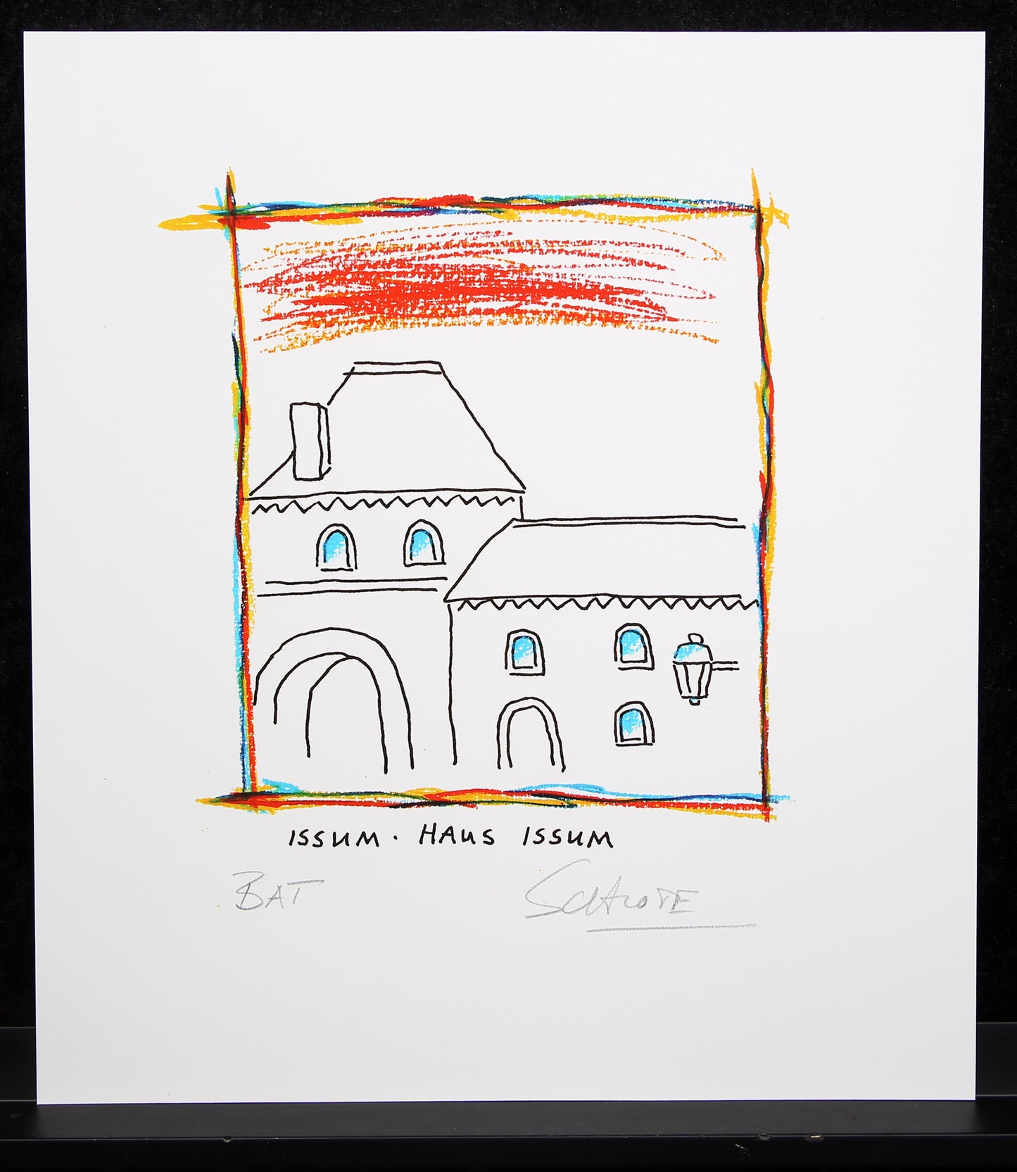 Schlote, Wilhelm - Issum - Haus Issum - Giclee - hand signed