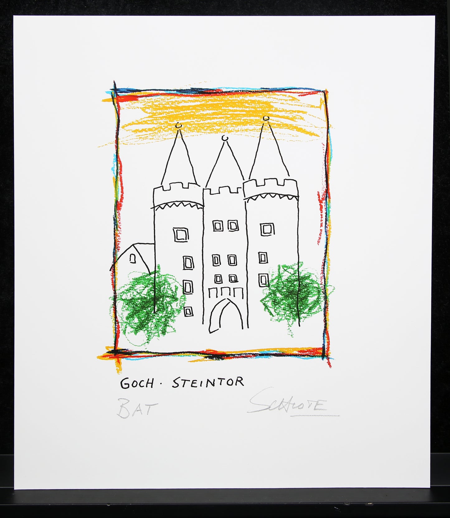 Schlote, Wilhelm - Goch - Steintor - Giclee - handsigniert