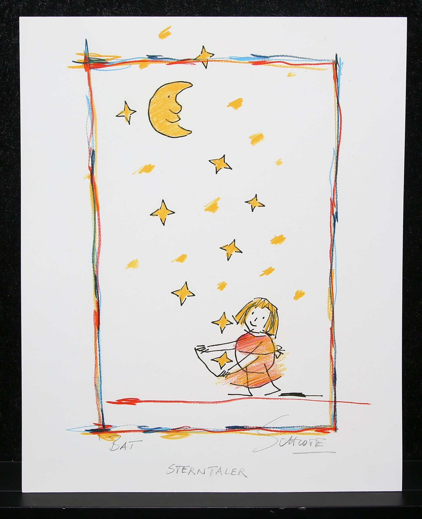 Schlote, Wilhelm - My Stars/Star Money- Giclee - signé à la main