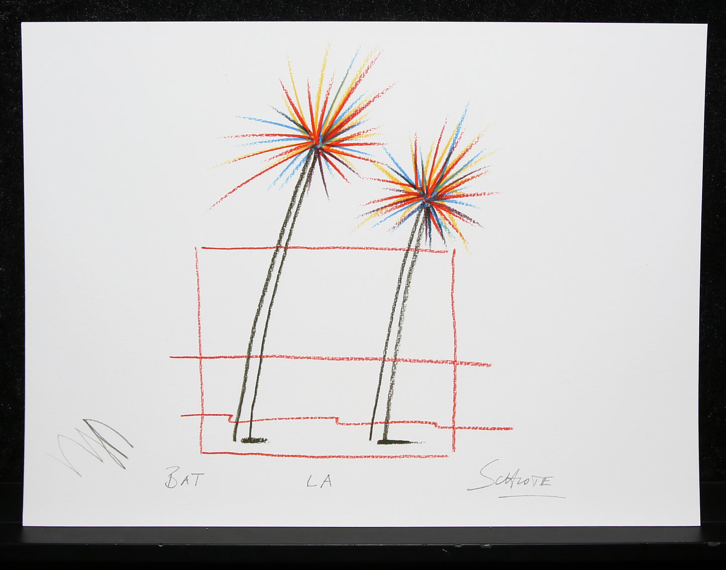 Schlote, Wilhelm - LA - Giclée - signé à la main