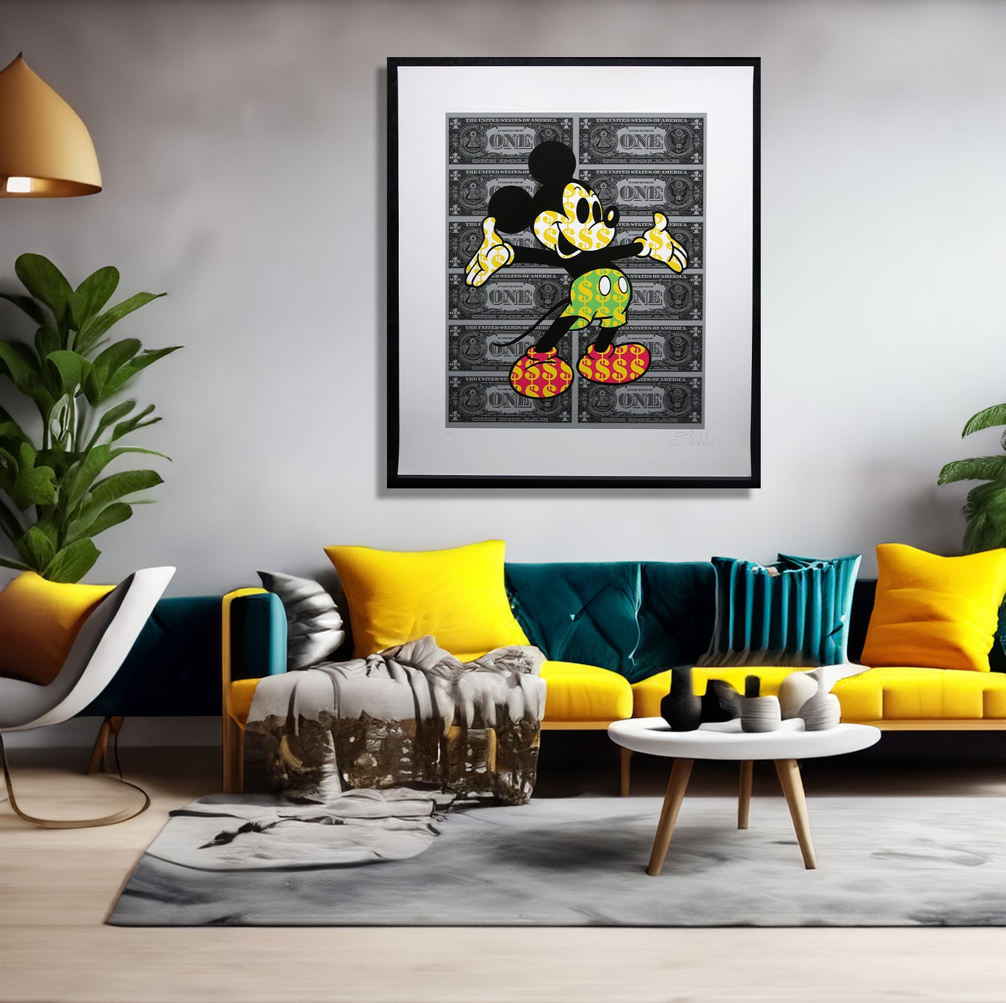 Allen, Ben - Monster Mickey (Noir) - Deluxe - Giclée - signé à la main